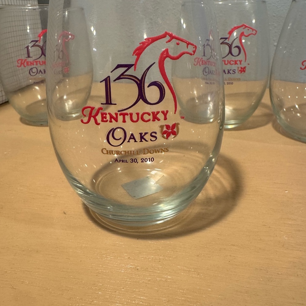 Kentucky Oaks Stemless Wine Glass (4)